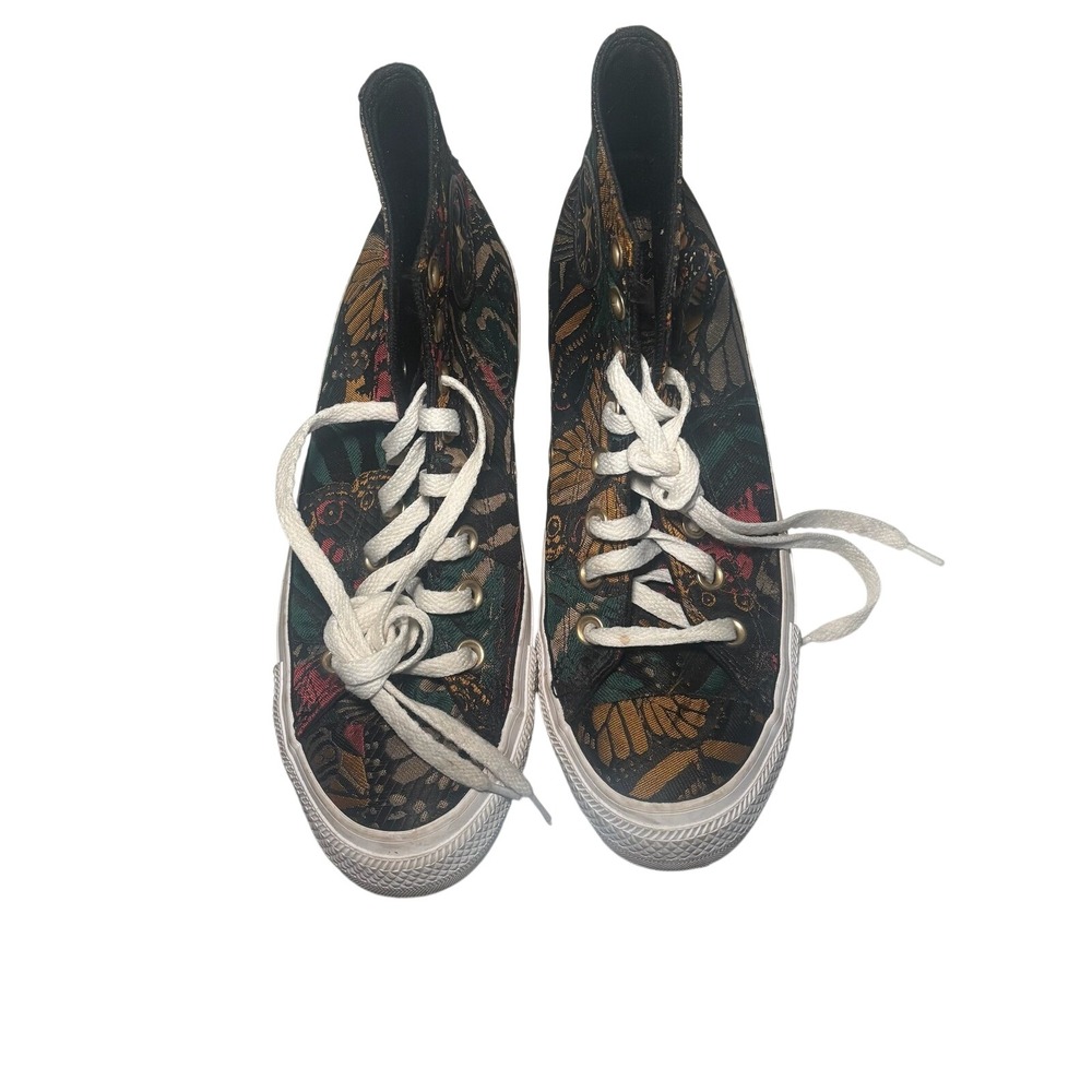 Converse Chuck Taylor All Star High Top Tapestry Butterfly Floral Sneakers 7.5W
